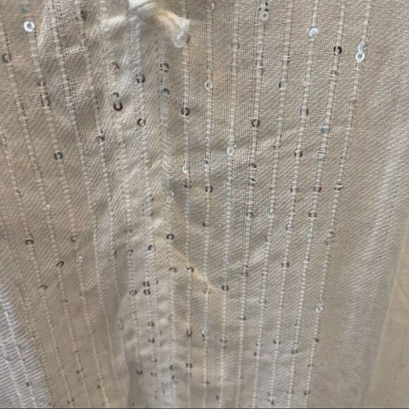 Dylan Semi-Sheer Cotton Sequin Peasant Top Size XS NWOT - Picture 9 of 16